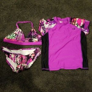 Girl's Swimsuit Set